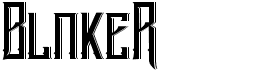 preview image of the Blnker font