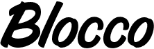 preview image of the Blocco font