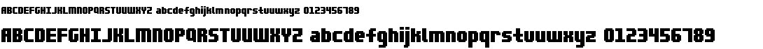 preview image of the Blocktopia font