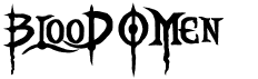 preview image of the Blood Omen font