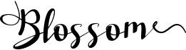 preview image of the Blossom font