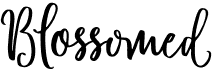 preview image of the Blossomed font