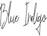 preview image of the Blue Indigo font