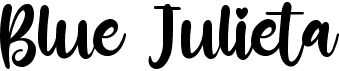 preview image of the Blue Julieta font