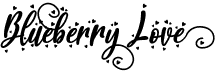 preview image of the Blueberry Love font
