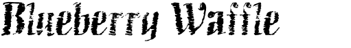 preview image of the Blueberry Waffle font
