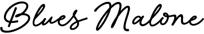 preview image of the Blues Malone font