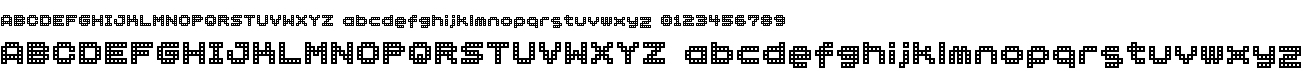 preview image of the BM Block font