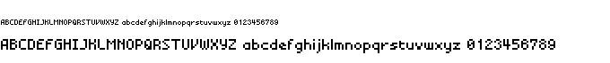 preview image of the BM Mini font