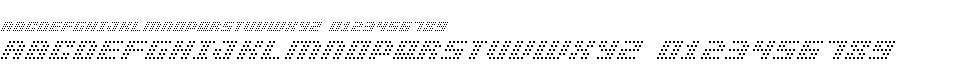 preview image of the BM Pinhole font