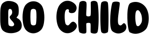 preview image of the Bo Child font