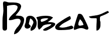 preview image of the Bobcat font