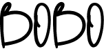 preview image of the Bobo font