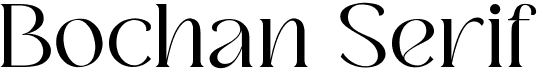 preview image of the Bochan Serif font