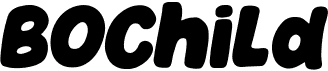 preview image of the Bochild font