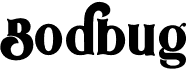 preview image of the Bodbug font