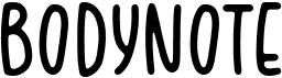 preview image of the Bodynote font