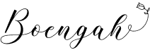 preview image of the Boengah font
