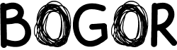 preview image of the Bogor font