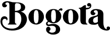 preview image of the Bogota font