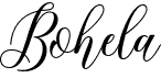 preview image of the Bohela font