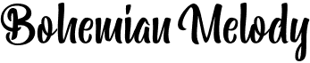 preview image of the Bohemian Melody font