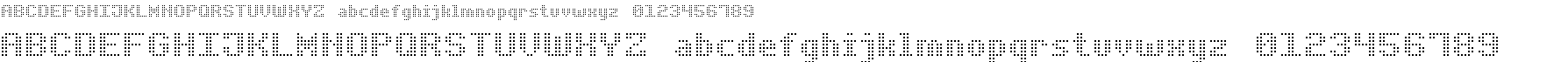 preview image of the Bold Dot Digital-7 font