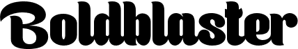 preview image of the Boldblaster font