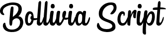 preview image of the Bollivia Script font