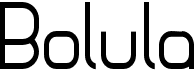 preview image of the Bolula font