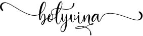 preview image of the Bolyvina font