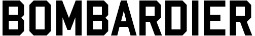 preview image of the Bombardier font