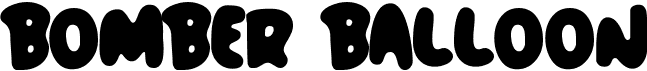 preview image of the Bomber Balloon font