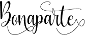 preview image of the Bonaparte font