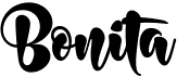 preview image of the Bonita font