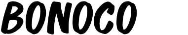 preview image of the Bonoco font