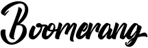 preview image of the Boomerang font