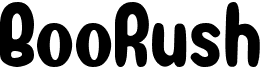 preview image of the Boorush font