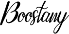 preview image of the Boostany font