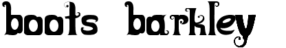 preview image of the Boots&Barkley font