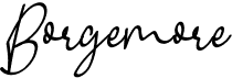 preview image of the Borgemore font
