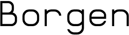 preview image of the Borgen font
