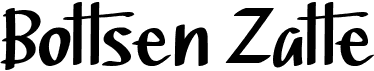preview image of the Bottsen Zatte font