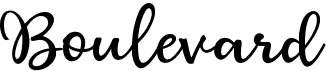 preview image of the Boulevard font