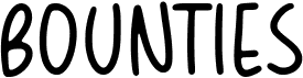 preview image of the Bounties font