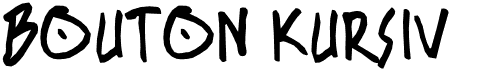 preview image of the Bouton Kursiv font