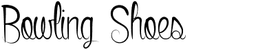 preview image of the Bowling Shoes font