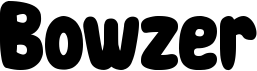 preview image of the Bowzer font