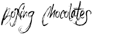 preview image of the Boxing Chocolates font