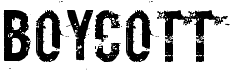preview image of the Boycott font